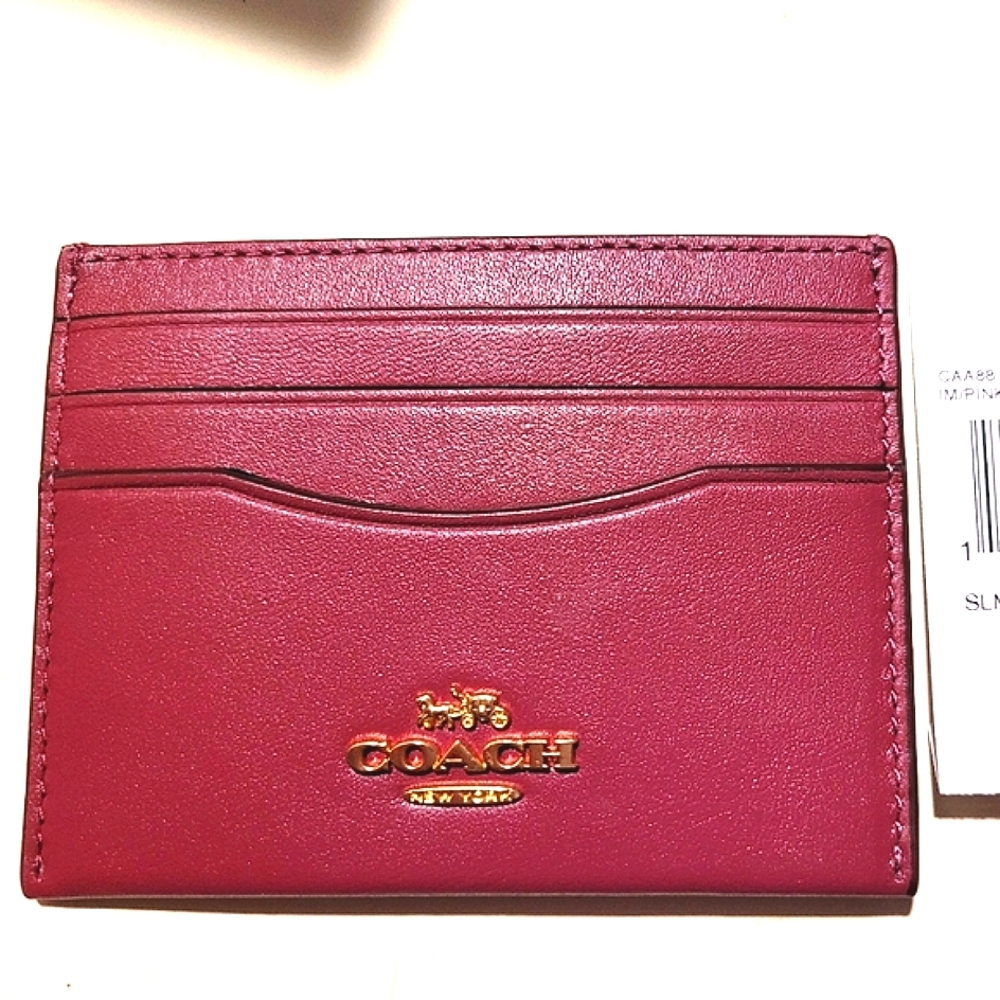 Coach credit card ID case NWT